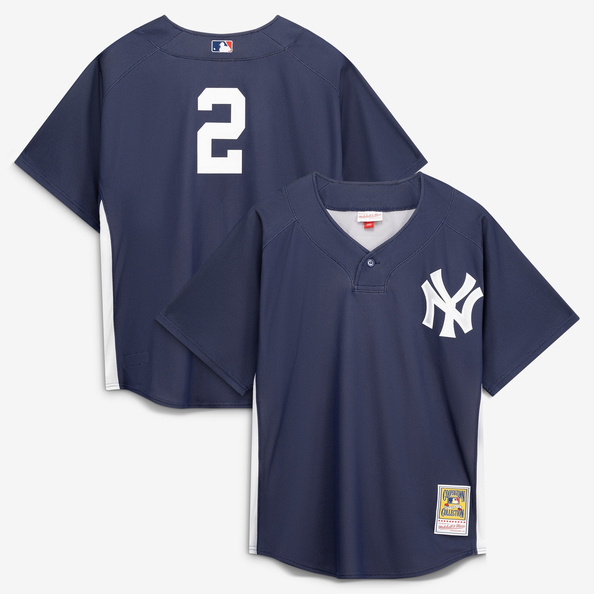 Derek Jeter New York Yankees M & N Batting Practice Jersey - Navy | Stitched Baseball Jersey TJS0245
