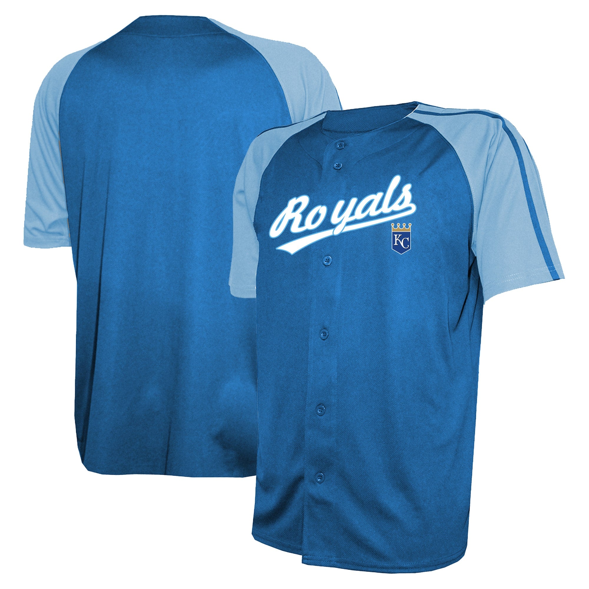 Kansas City Royals Stitches Team Raglan Jersey - Royal | Stitched Baseball Jersey TJS0255