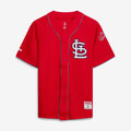 St. Louis Cardinals Stitches Team Color Full-Button Fashion Jersey - Red | Stitched Baseball Jersey TJS0172