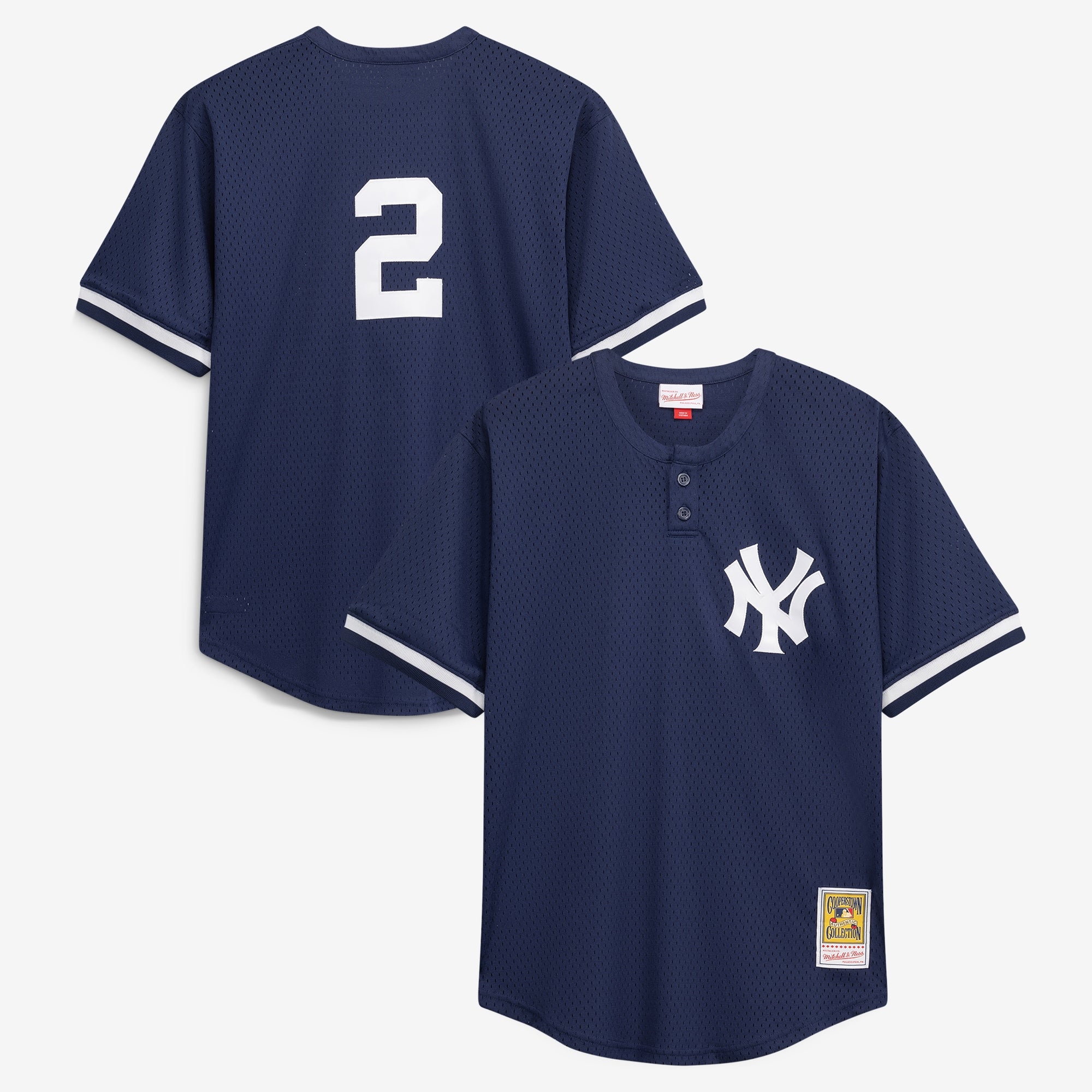 Derek Jeter New York Yankees M & N Big & Tall Batting Practice Replica Player Jersey - Navy | Stitched Baseball Jersey TJS0246