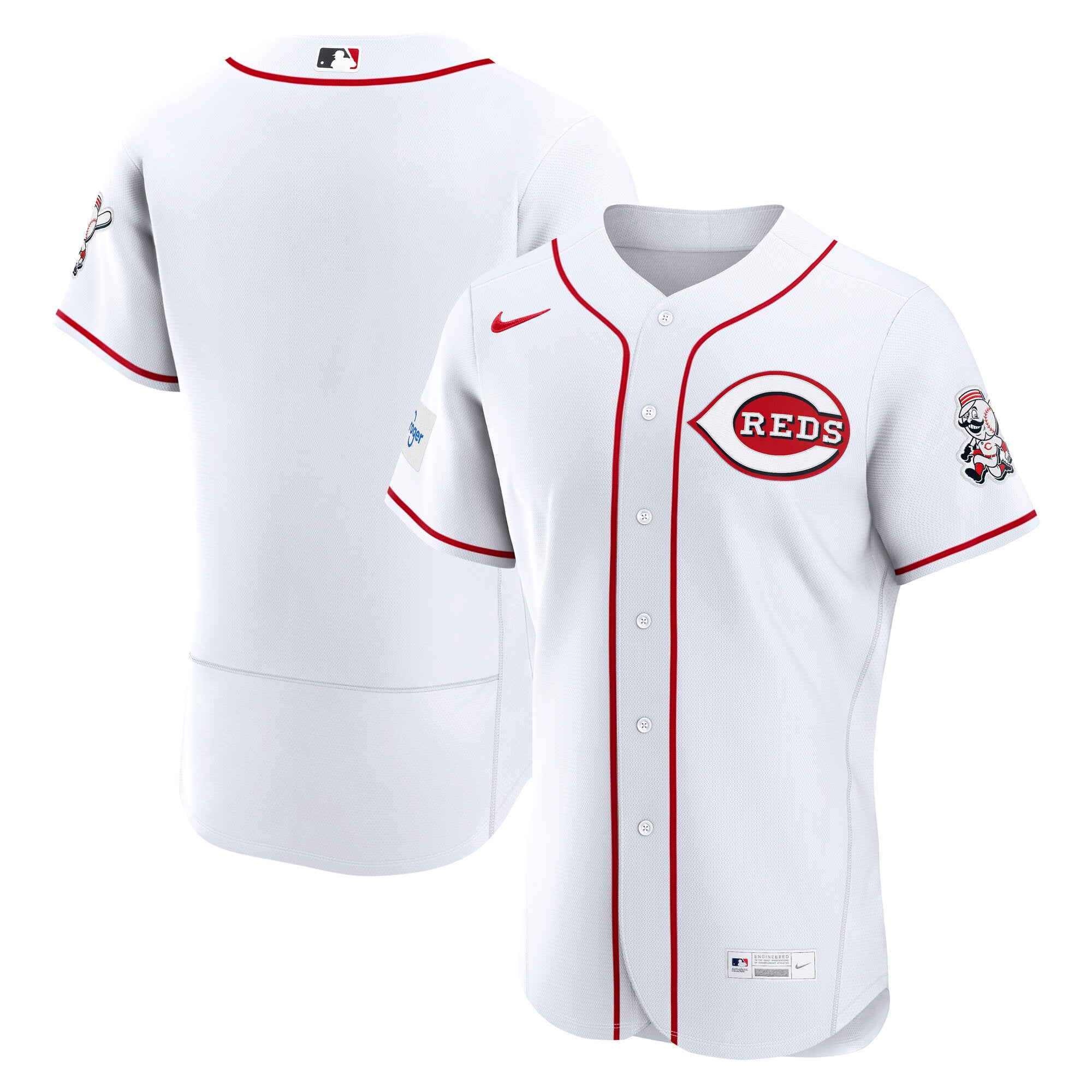 Cincinnati Reds Home Jersey - White | Stitched Baseball Jersey TJS0167