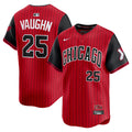 Andrew Vaughn Chicago White Sox 2025 City Connect Limited Player Jersey - Red/Black | Stitched Baseball Jersey TJS0132
