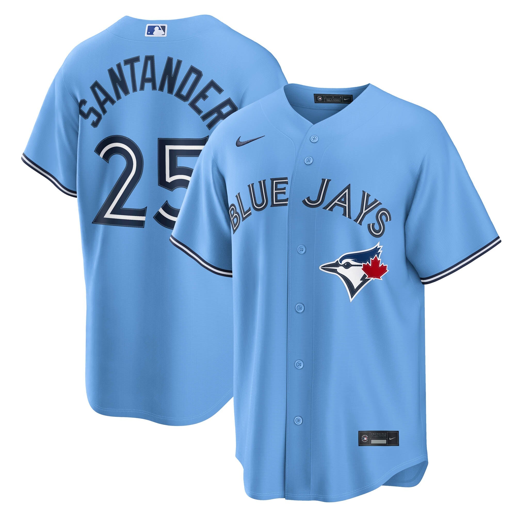 Anthony Santander Toronto Blue Jays Alternate Replica Jersey - Light Blue | Stitched Baseball Jersey TJS0110