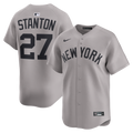 Giancarlo Stanton New York Yankees Road Limited Jersey - Gray | Stitched Baseball Jersey TJS0192