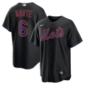 Starling Marte New York Mets Alternate Replica Jersey - Black | Stitched Baseball Jersey TJS0191