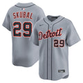 Tarik Skubal Detroit Tigers Road Limited Jersey - Gray | Stitched Baseball Jersey TJS0135
