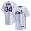Kodai Senga New York Mets Home Replica Player Jersey - White/Royal | Stitched Baseball Jersey TJS0236