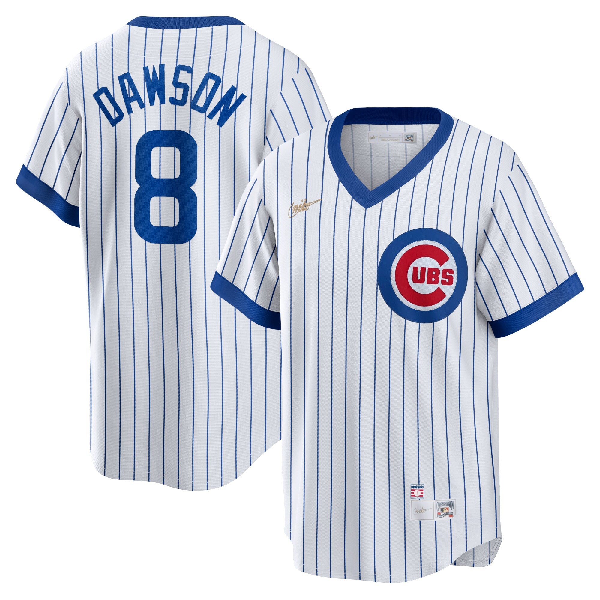 Andre Dawson Chicago Cubs Home Cooperstown Collection Player Jersey - White | Stitched Baseball Jersey TJS0218