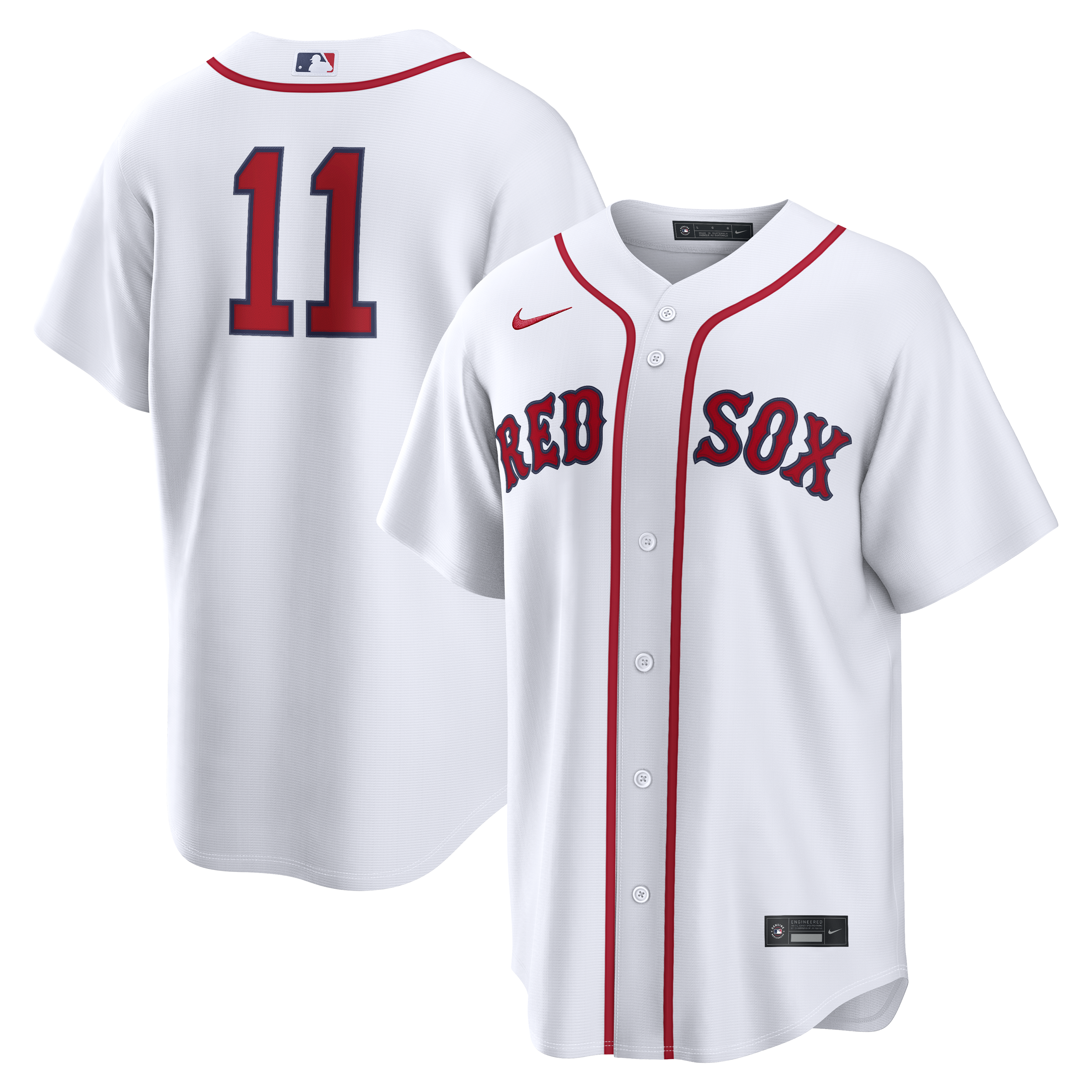 Marcelo Mayer Boston Red Sox Home Replica Jersey - White | Stitched Baseball Jersey TJS0159