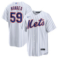 Sean Manaea New York Mets Home Replica Jersey - White | Stitched Baseball Jersey TJS0252