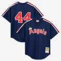 Reggie Jackson California Angels M & N Batting Practice Jersey - Navy | Stitched Baseball Jersey TJS0197