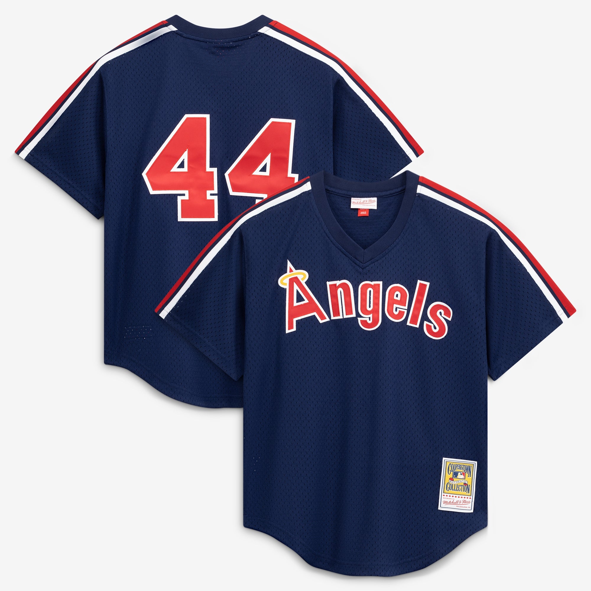 Reggie Jackson California Angels M & N Batting Practice Jersey - Navy | Stitched Baseball Jersey TJS0197