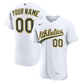 Athletics Home Custom Jersey - White | Stitched Baseball Jersey TJS0229