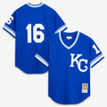 Bo Jackson Kansas City Royals M & N Batting Practice Jersey - Royal | Stitched Baseball Jersey TJS0256