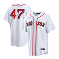 Jovani Moran Boston Red Sox Home Replica Jersey - White | Stitched Baseball Jersey TJS0179