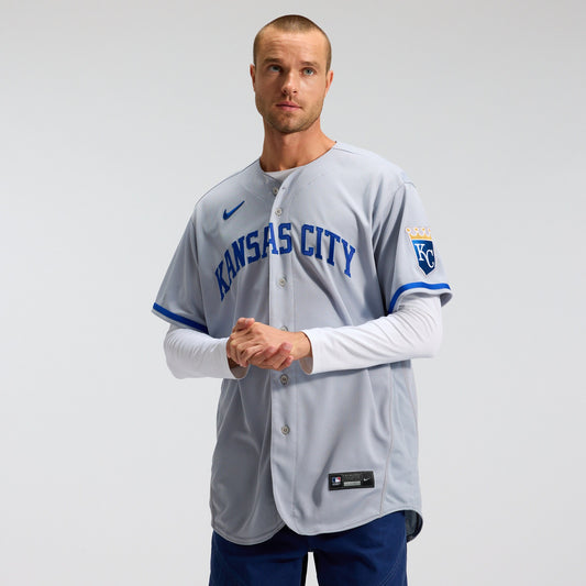 Kansas City Royals 2022 Road Jersey - Gray | Stitched Baseball Jersey TJS0272