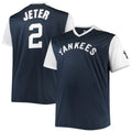 Derek Jeter New York Yankees Cooperstown Collection Replica Player Jersey - Navy/White | Stitched Baseball Jersey TJS0213