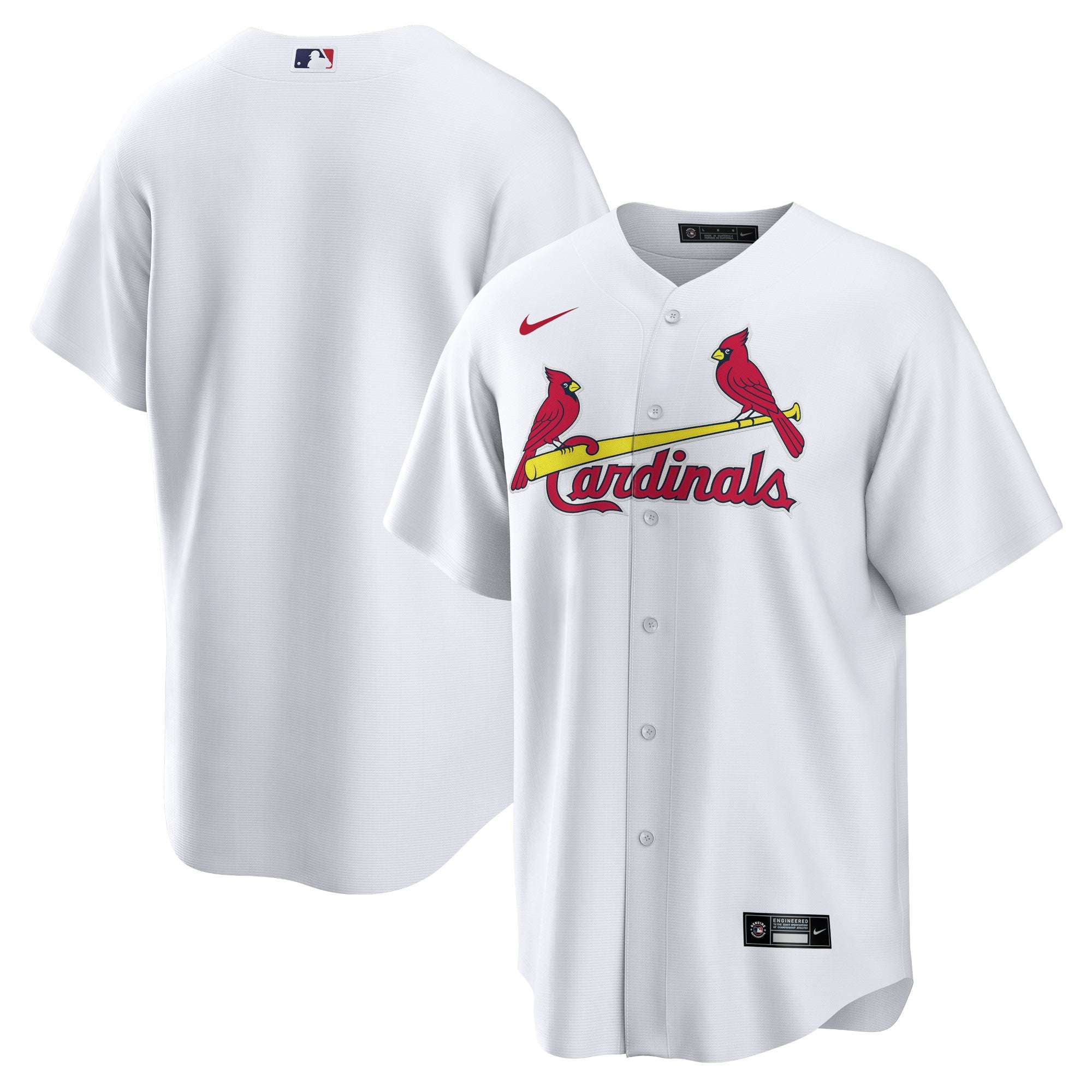 St. Louis Cardinals Home Blank Replica Jersey - White | Stitched Baseball Jersey TJS0286