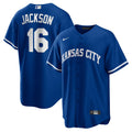 Bo Jackson Kansas City Royals Alternate 2 Replica Jersey - Rush Blue | Stitched Baseball Jersey TJS0124