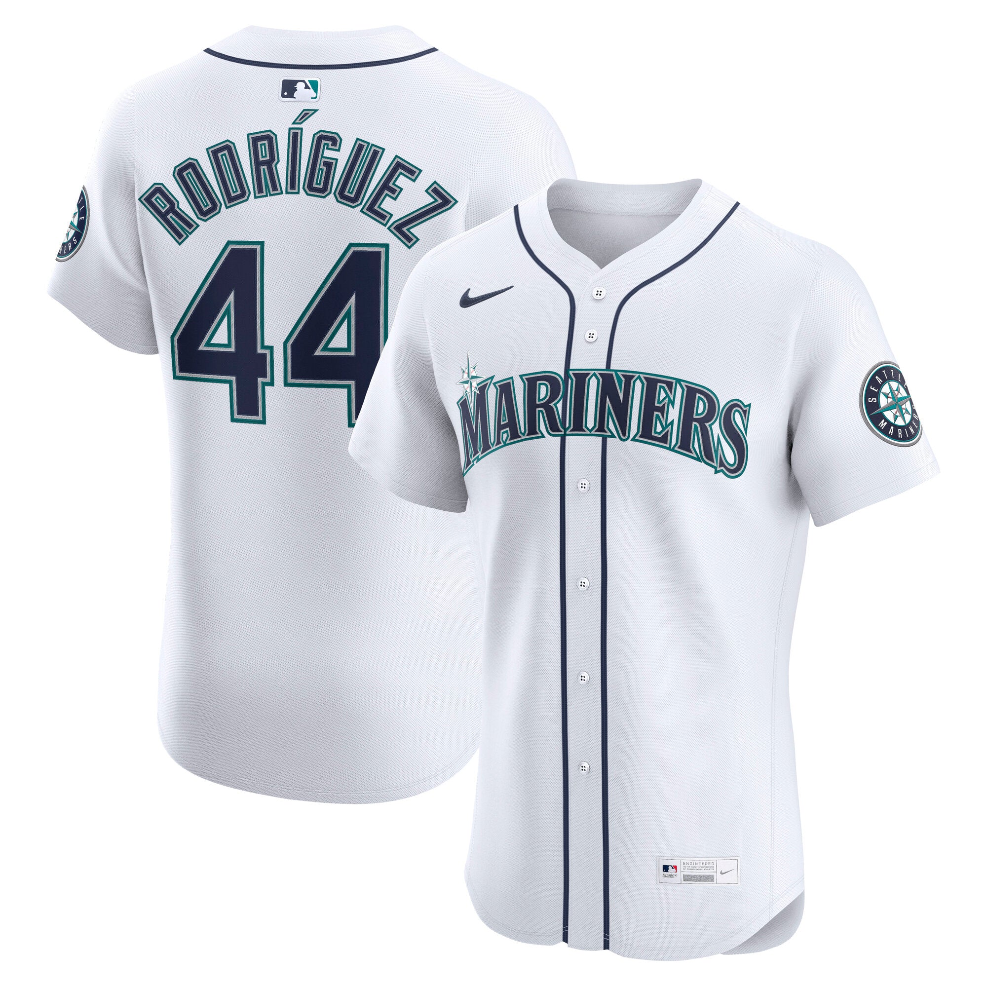 Julio Rodriguez Seattle Mariners Home Elite Jersey - White | Stitched Baseball Jersey TJS0275