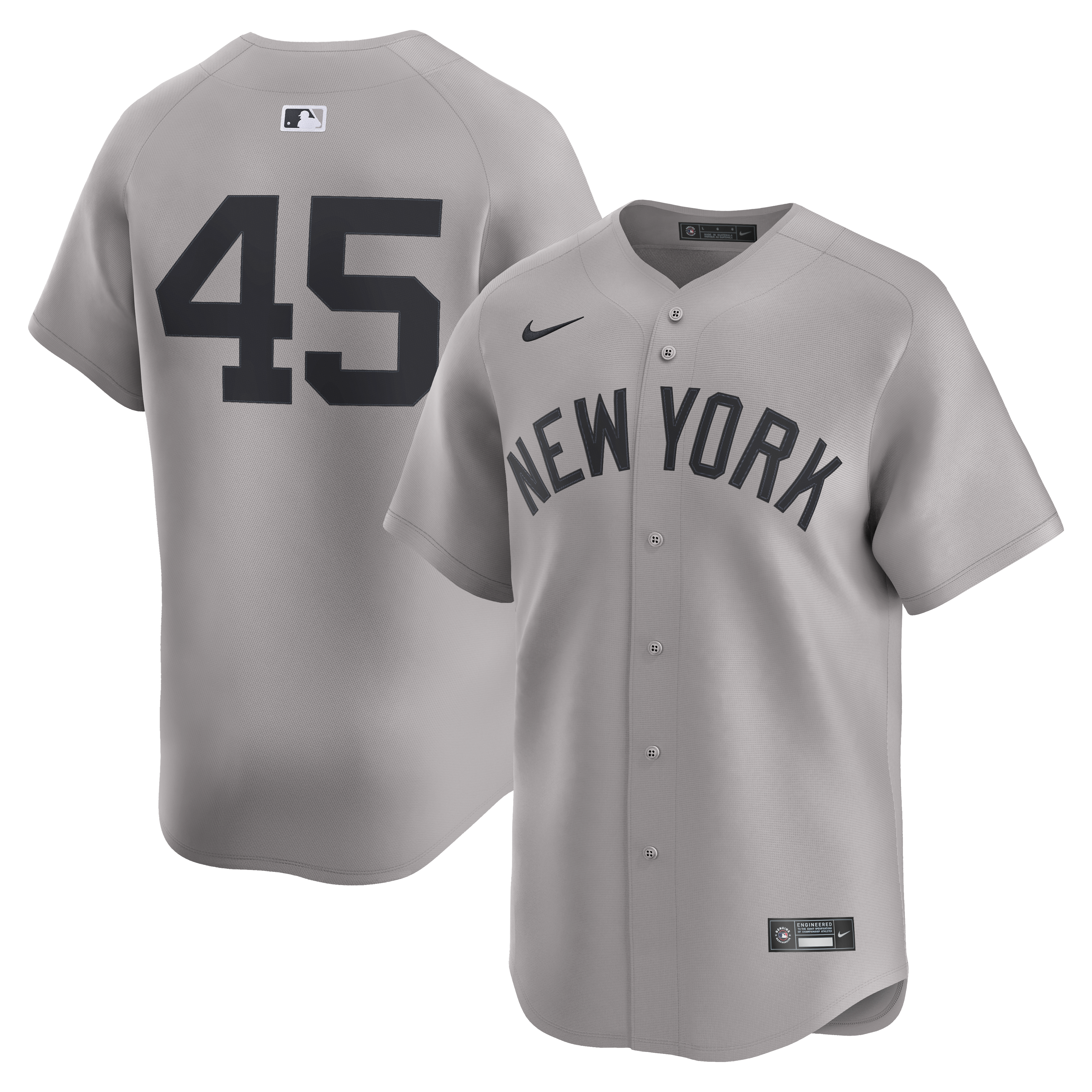 Gerrit Cole New York Yankees Road Limited Player Jersey - Gray | Stitched Baseball Jersey TJS0253