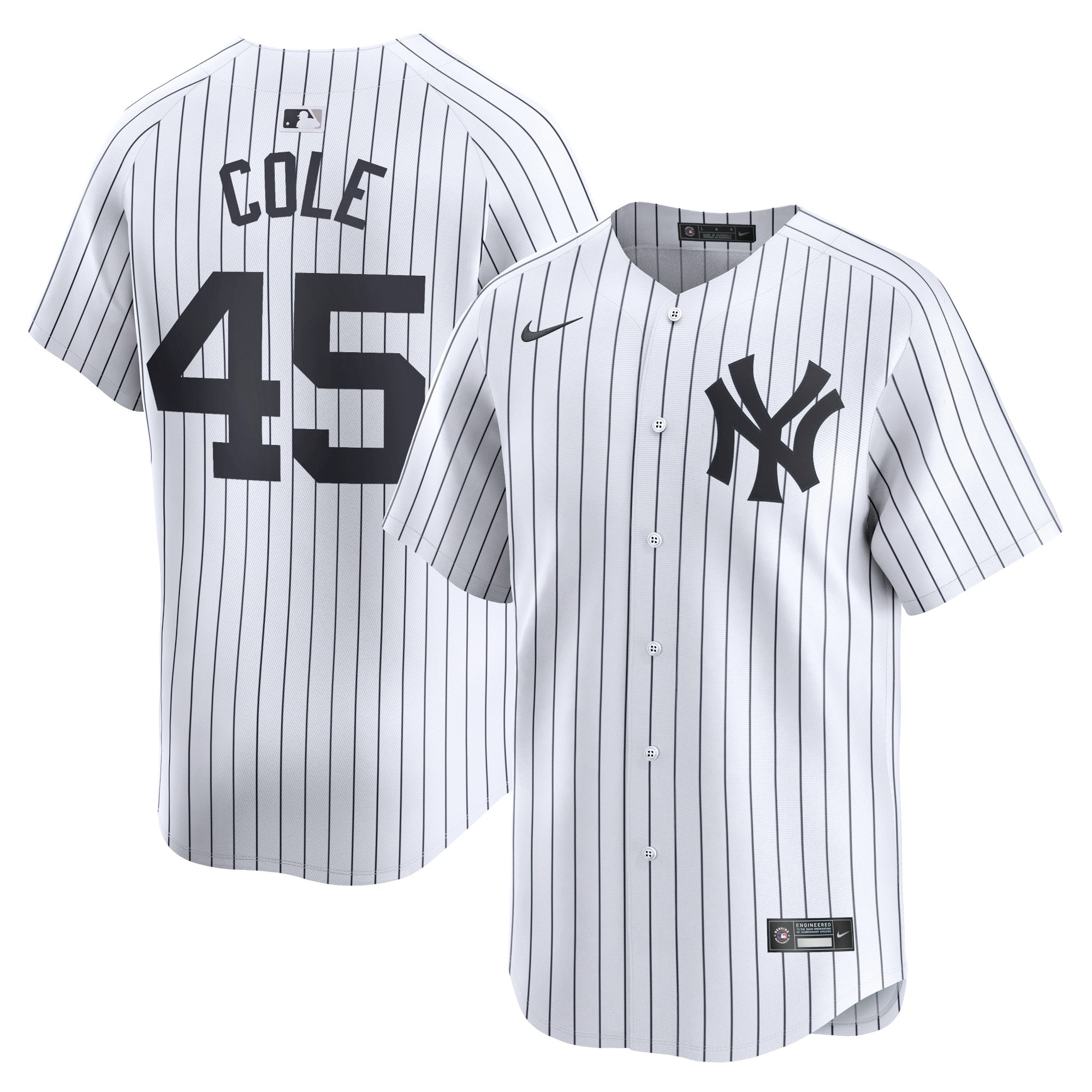 Gerrit Cole New York Yankees Home Limited Player Jersey - White | Stitched Baseball Jersey TJS0263