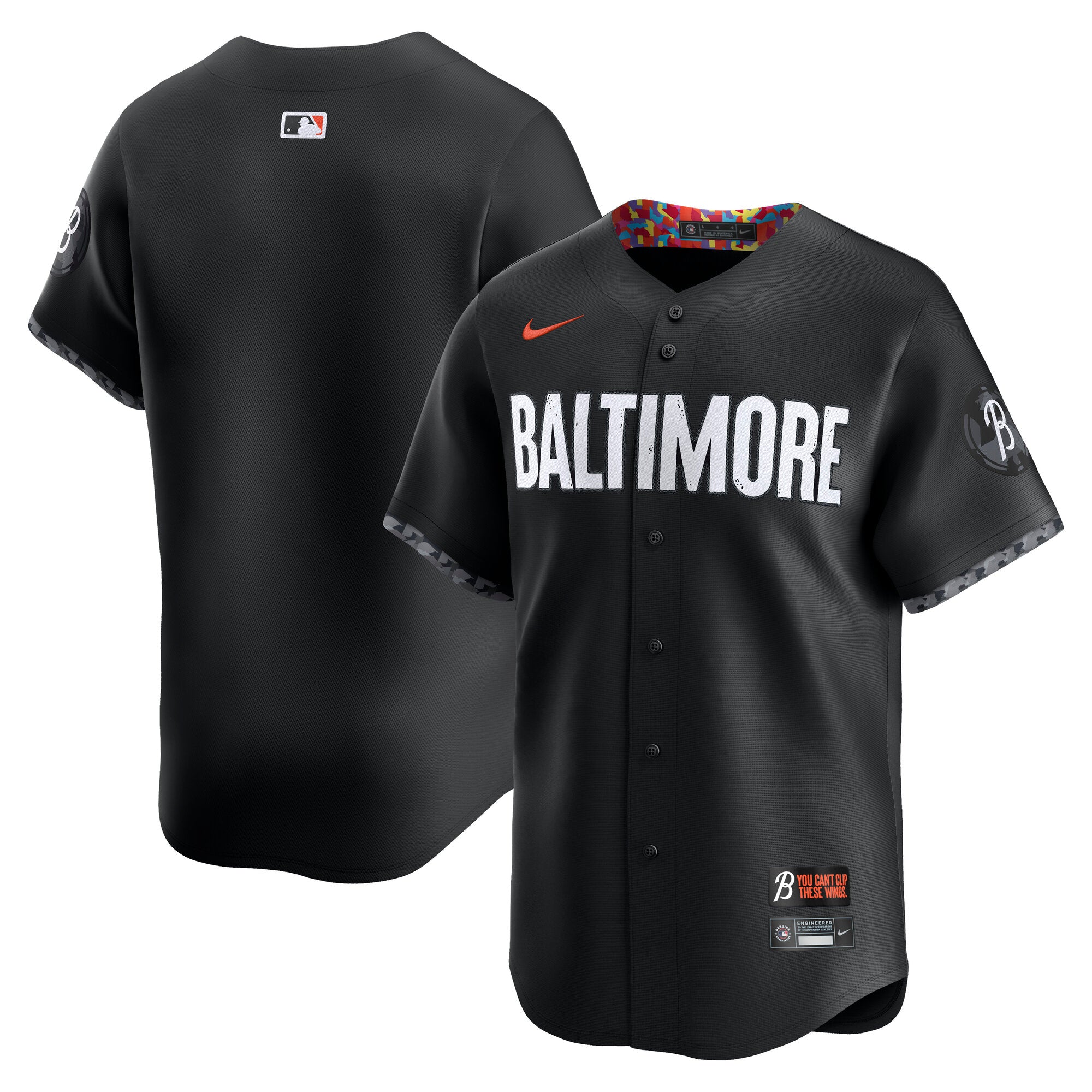 Baltimore Orioles City Connect Limited Jersey - Black | Stitched Baseball Jersey TJS0481