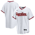 Cleveland Guardians Home Replica Jersey - White | Stitched Baseball Jersey TJS0327