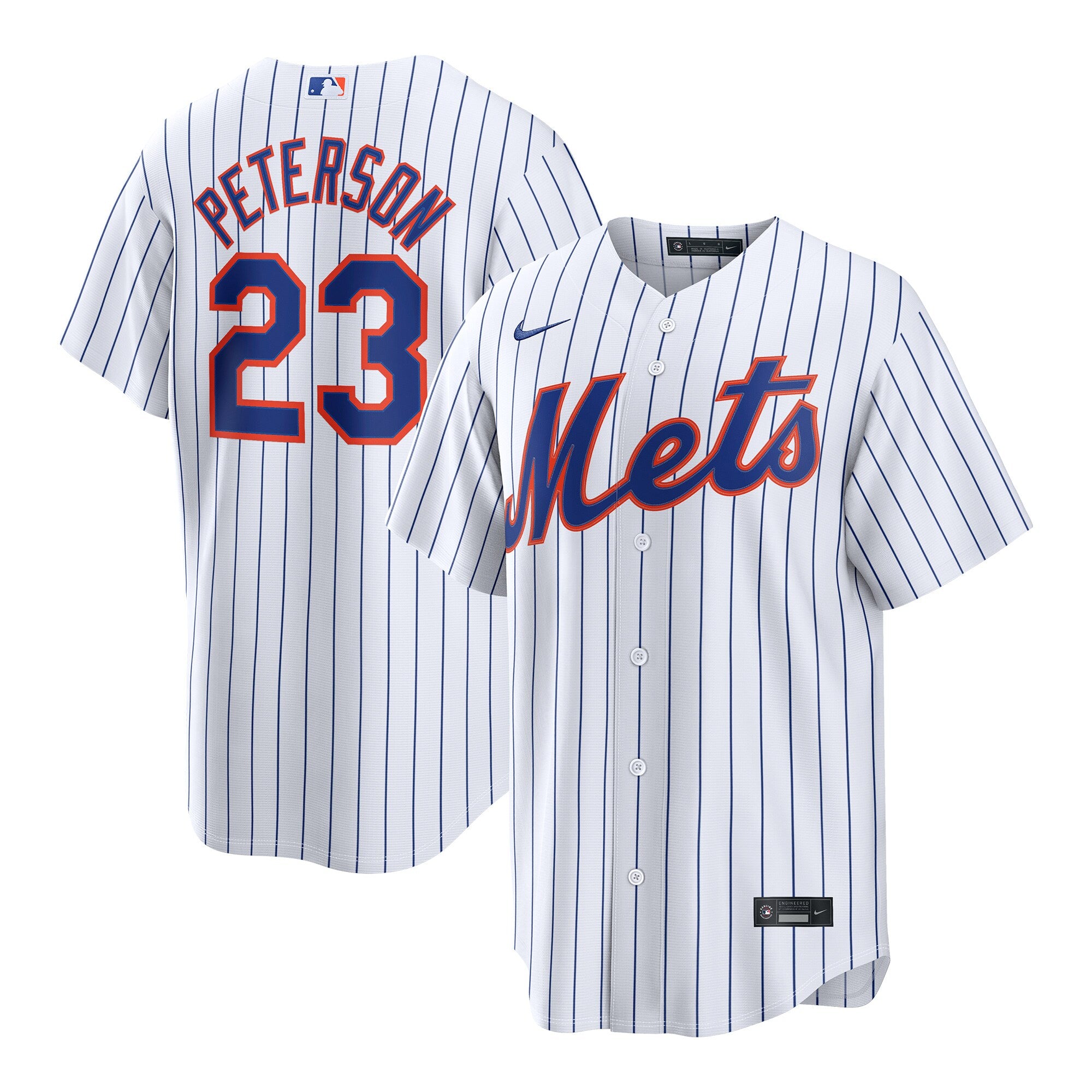 David Peterson New York Mets Home Replica Jersey - White | Stitched Baseball Jersey TJS0424