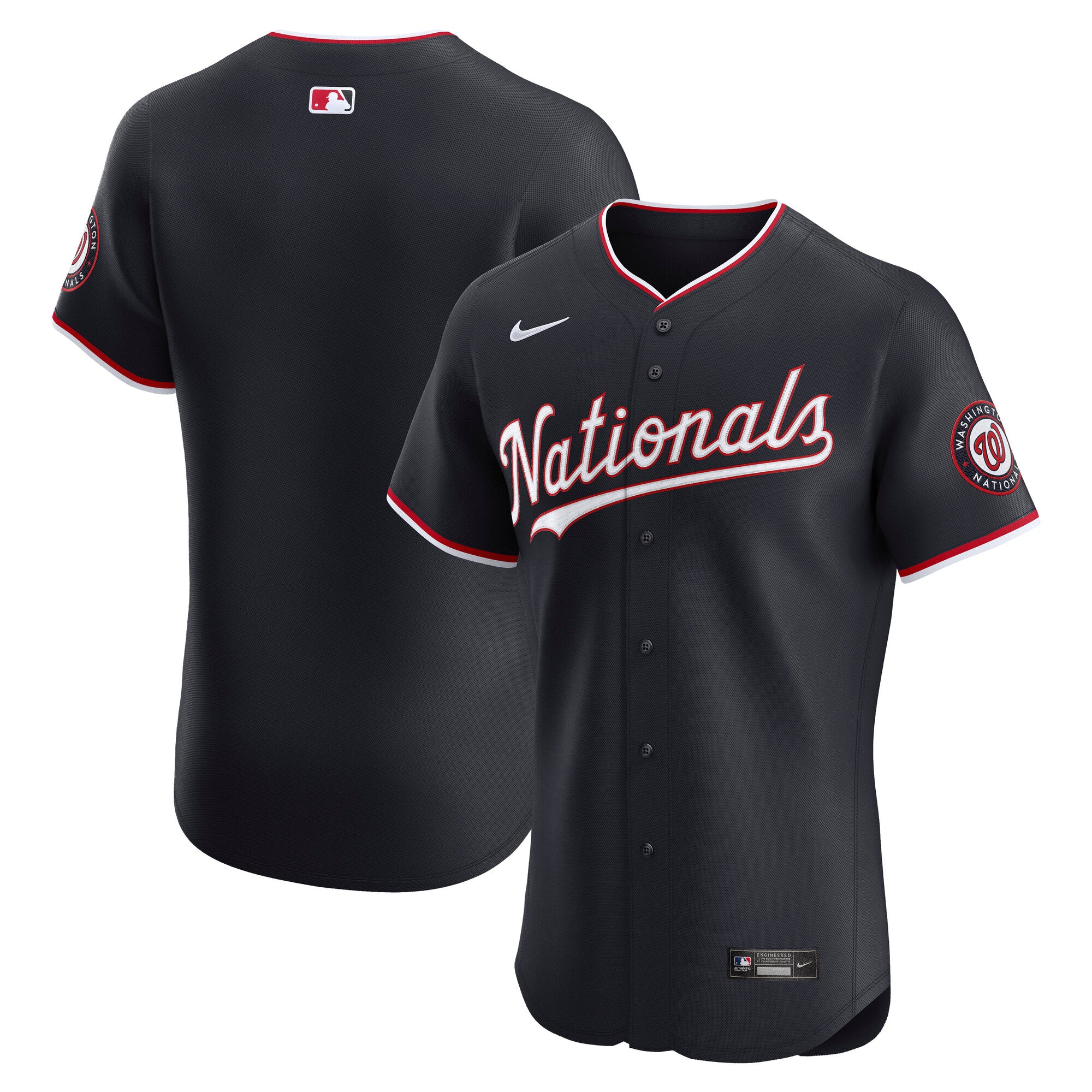 Washington Nationals Alternate Elite Jersey - Navy | Stitched Baseball Jersey TJS0312