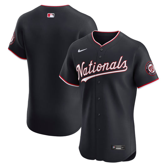 Washington Nationals Alternate Elite Jersey - Navy | Stitched Baseball Jersey TJS0312