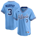 Dale Murphy Atlanta Braves Throwback Cooperstown Collection Limited Jersey - Light Blue | Stitched Baseball Jersey TJS0498