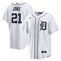 Jackson Jobe Detroit Tigers Home Replica Jersey - White | Stitched Baseball Jersey TJS0422