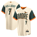 Jackson Holliday Baltimore Orioles 2026 City Connect Stadium Jersey - Cream | Stitched Baseball Jersey TJS0479