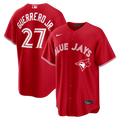Vladimir Guerrero Jr. Toronto Blue Jays Canada Day Replica Jersey - Red | Stitched Baseball Jersey TJS0322