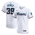 Eury Perez Miami Marlins Home Elite Player Jersey - White | Stitched Baseball Jersey TJS0418