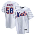 Tylor Megill New York Mets Home Replica Jersey - White | Stitched Baseball Jersey TJS0363