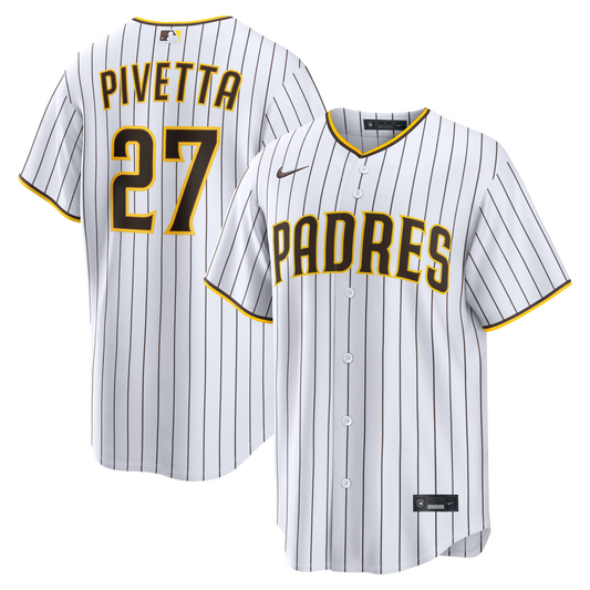 Nick Pivetta San Diego Padres Home Replica Jersey - White | Stitched Baseball Jersey TJS0361