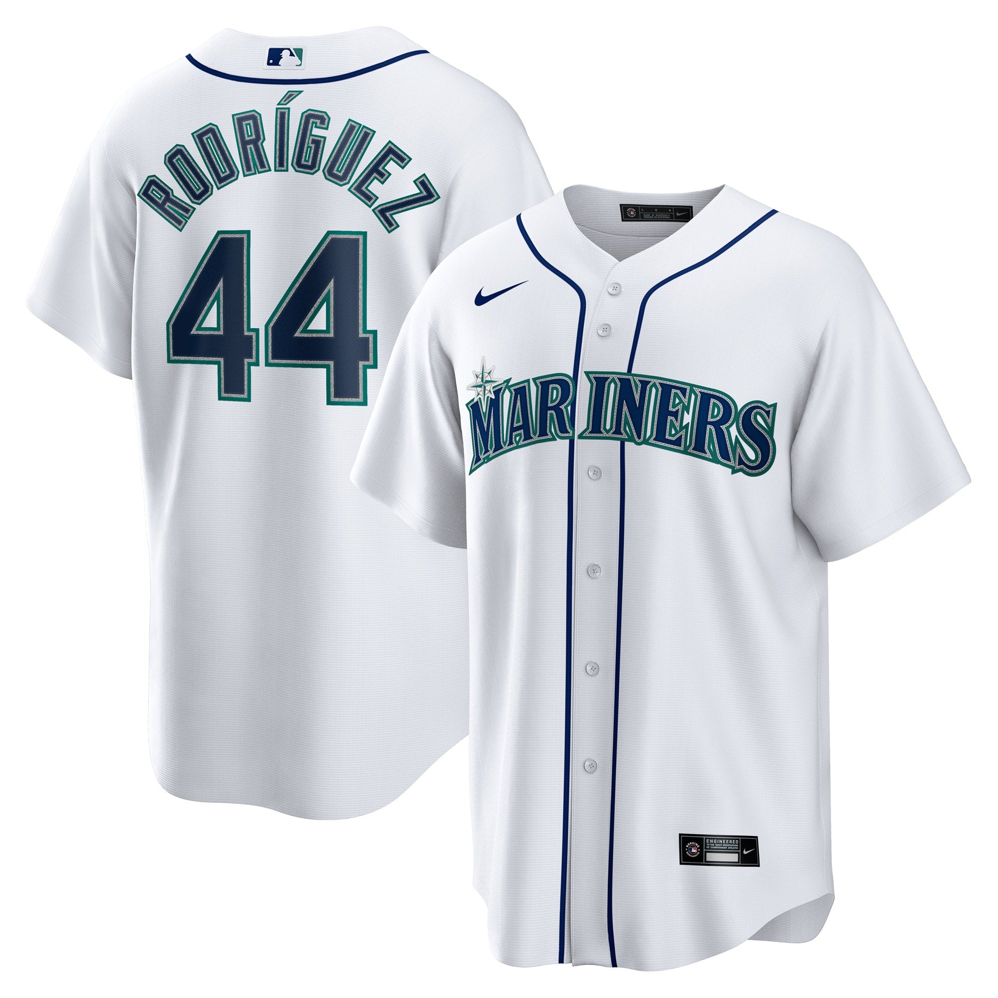 Julio Rodriguez Seattle Mariners Home Replica Player Jersey - White | Stitched Baseball Jersey TJS0401