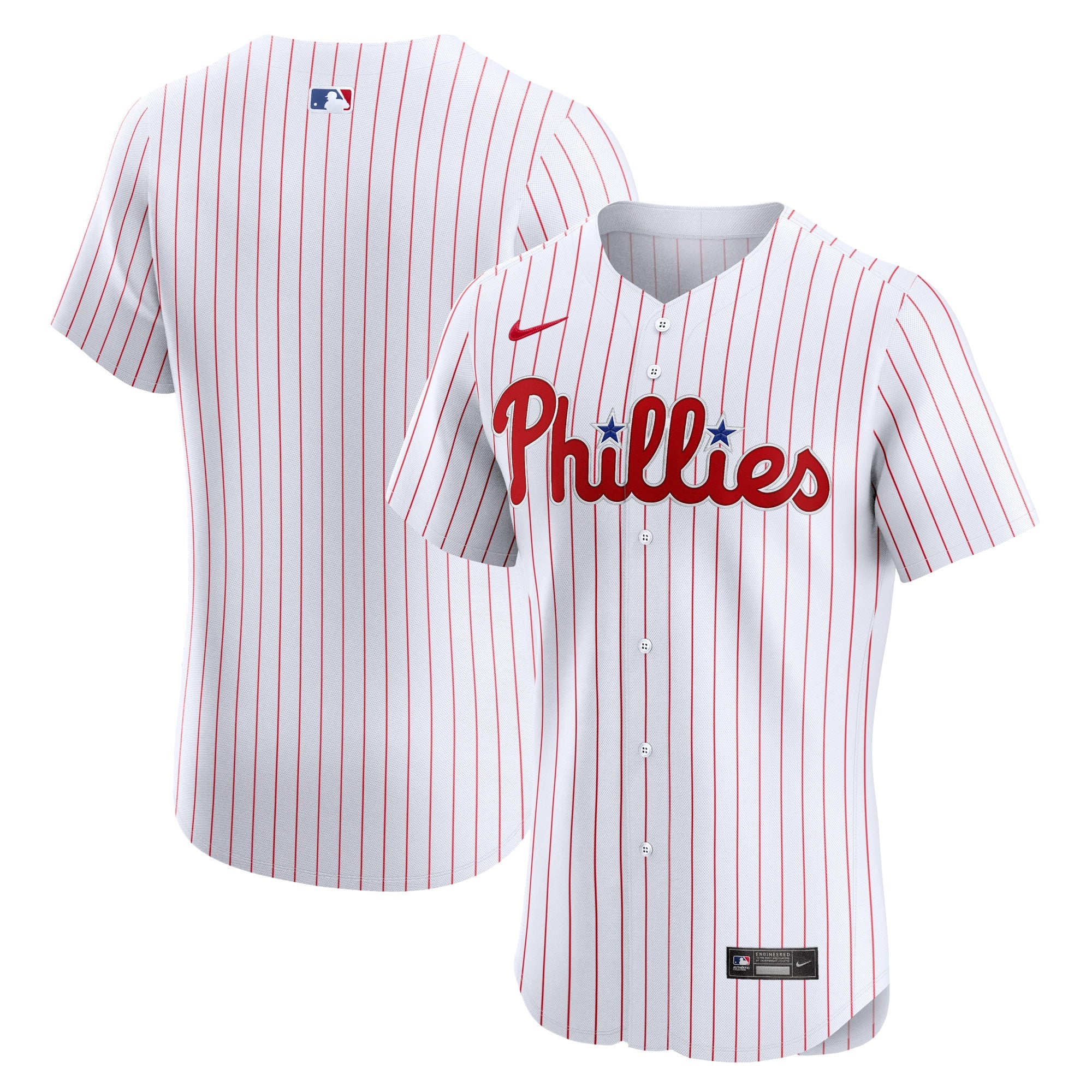 Philadelphia Phillies Home Elite Jersey - White | Stitched Baseball Jersey TJS0413