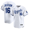 Bo Jackson Kansas City Royals Home Limited Player Jersey - White | Stitched Baseball Jersey TJS0332