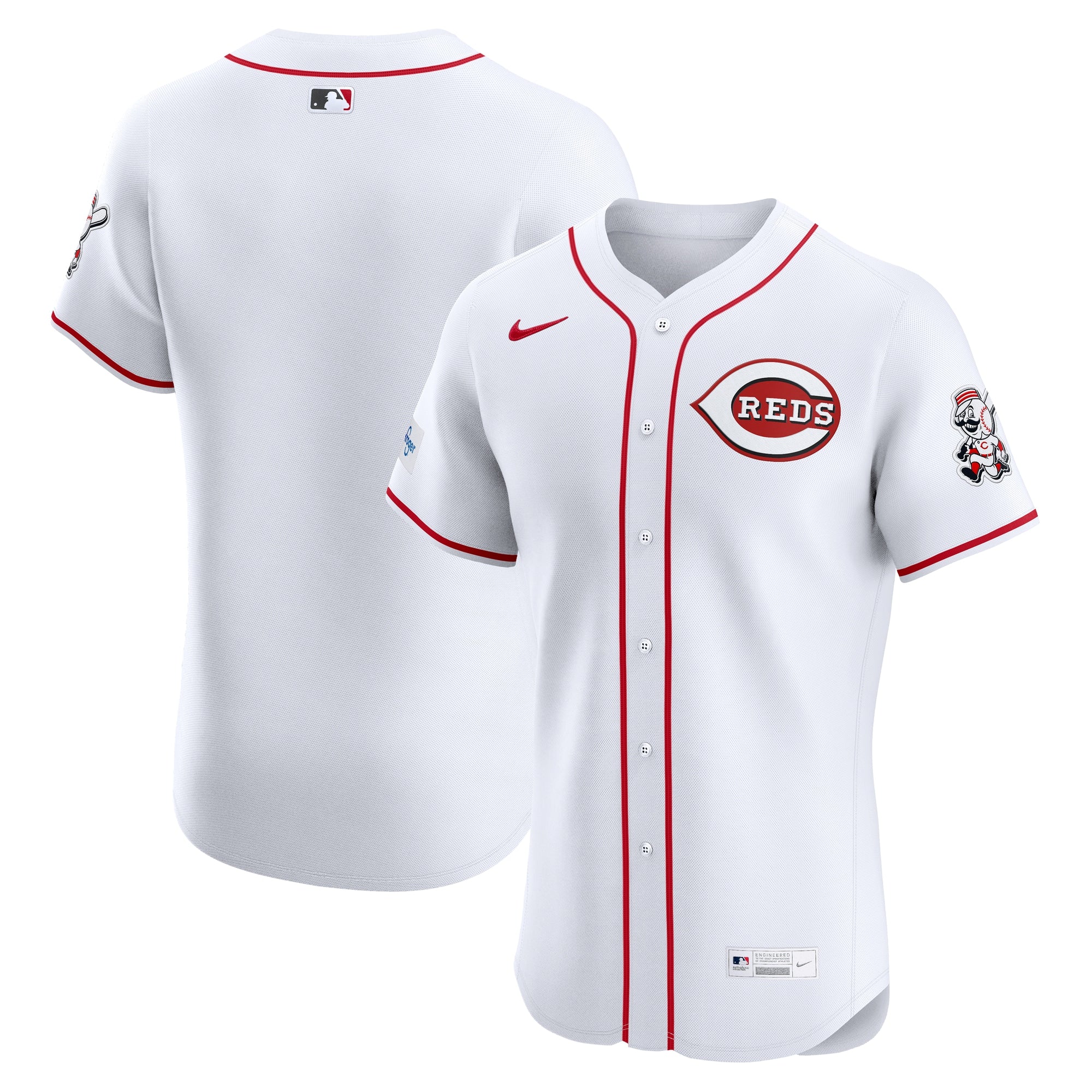 Cincinnati Reds Home Elite Jersey - White | Stitched Baseball Jersey TJS0425