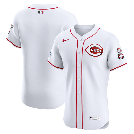 Cincinnati Reds Home Elite Jersey - White | Stitched Baseball Jersey TJS0425