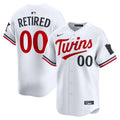 Minnesota Twins Home Limited Pick-A-Player Retired Roster Jersey - White | Stitched Baseball Jersey TJS0465