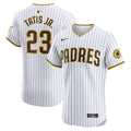 Fernando Tatis Jr. San Diego Padres Home Elite Jersey - White | Stitched Baseball Jersey TJS0409