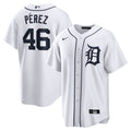 Wenceel P�rez Detroit Tigers Home Replica Jersey - White | Stitched Baseball Jersey TJS0353
