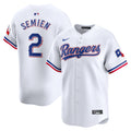 Marcus Semien Texas Rangers Home Limited Player Jersey - White | Stitched Baseball Jersey TJS0411
