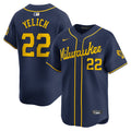 Christian Yelich Milwaukee Brewers Alternate Limited Player Jersey � Navy | Stitched Baseball Jersey TJS0398