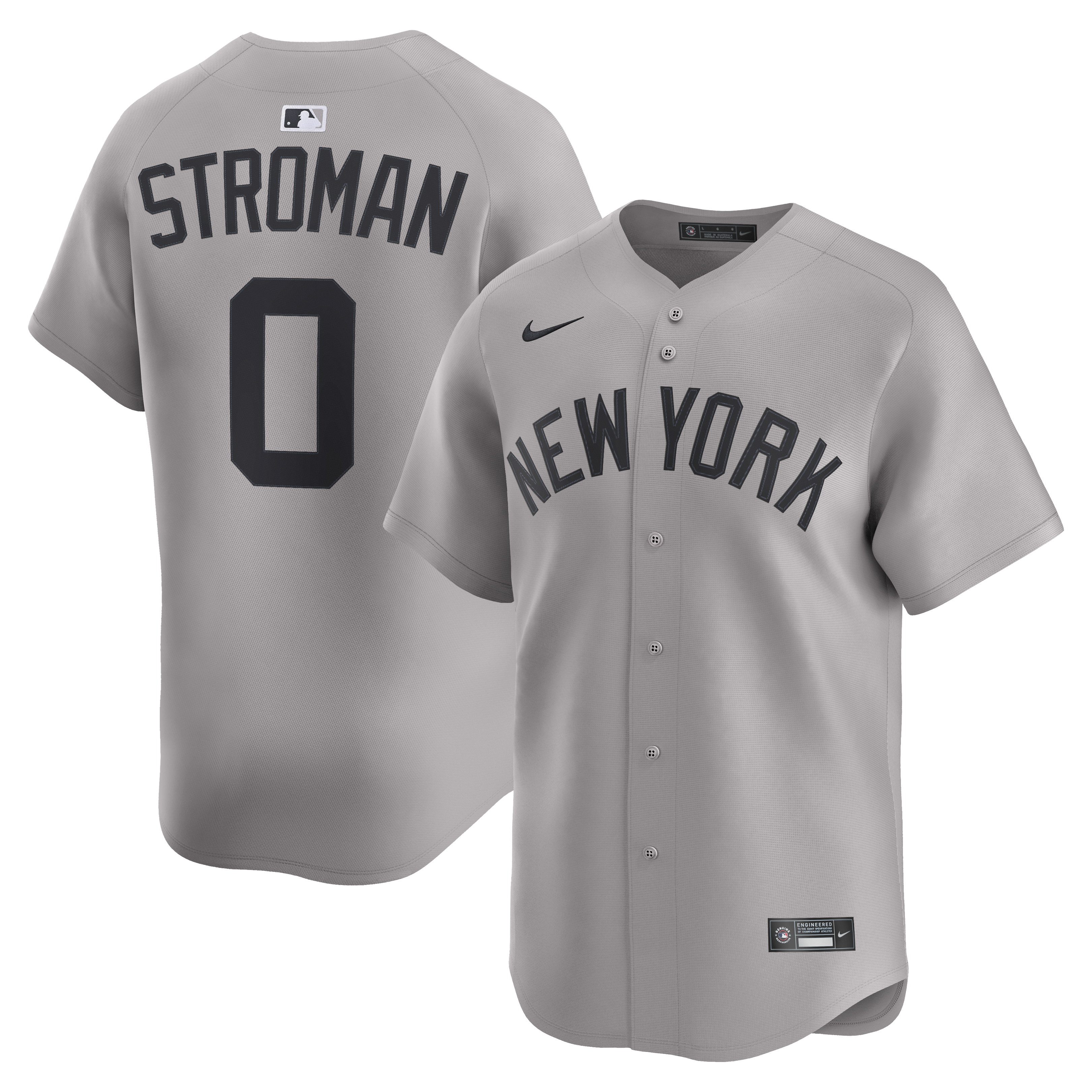 Marcus Stroman New York Yankees Road Limited Player Jersey - Gray | Stitched Baseball Jersey TJS0416