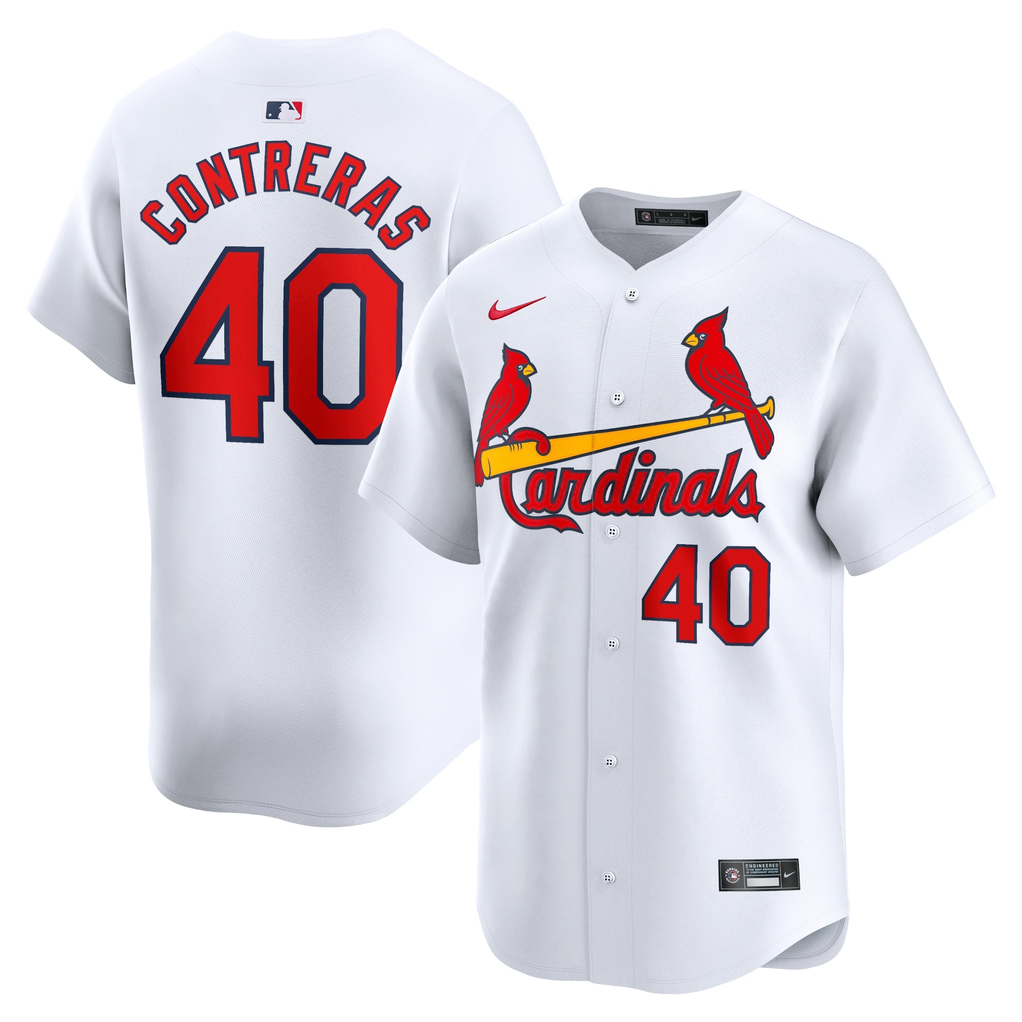Willson Contreras St. Louis Cardinals Home Limited Player Jersey - White | Stitched Baseball Jersey TJS0467